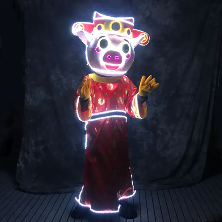 LED Light Bar Prop Wealth God Costume Atmosphere Performance Suit Opening Ceremony Lucky Mascot Long Sleeve Long Pants Youth
LED Light Bar Prop Wealth God Costume Atmosphere Performance Suit Opening Ceremony Lucky Mascot Long Sleeve Long Pants Youth