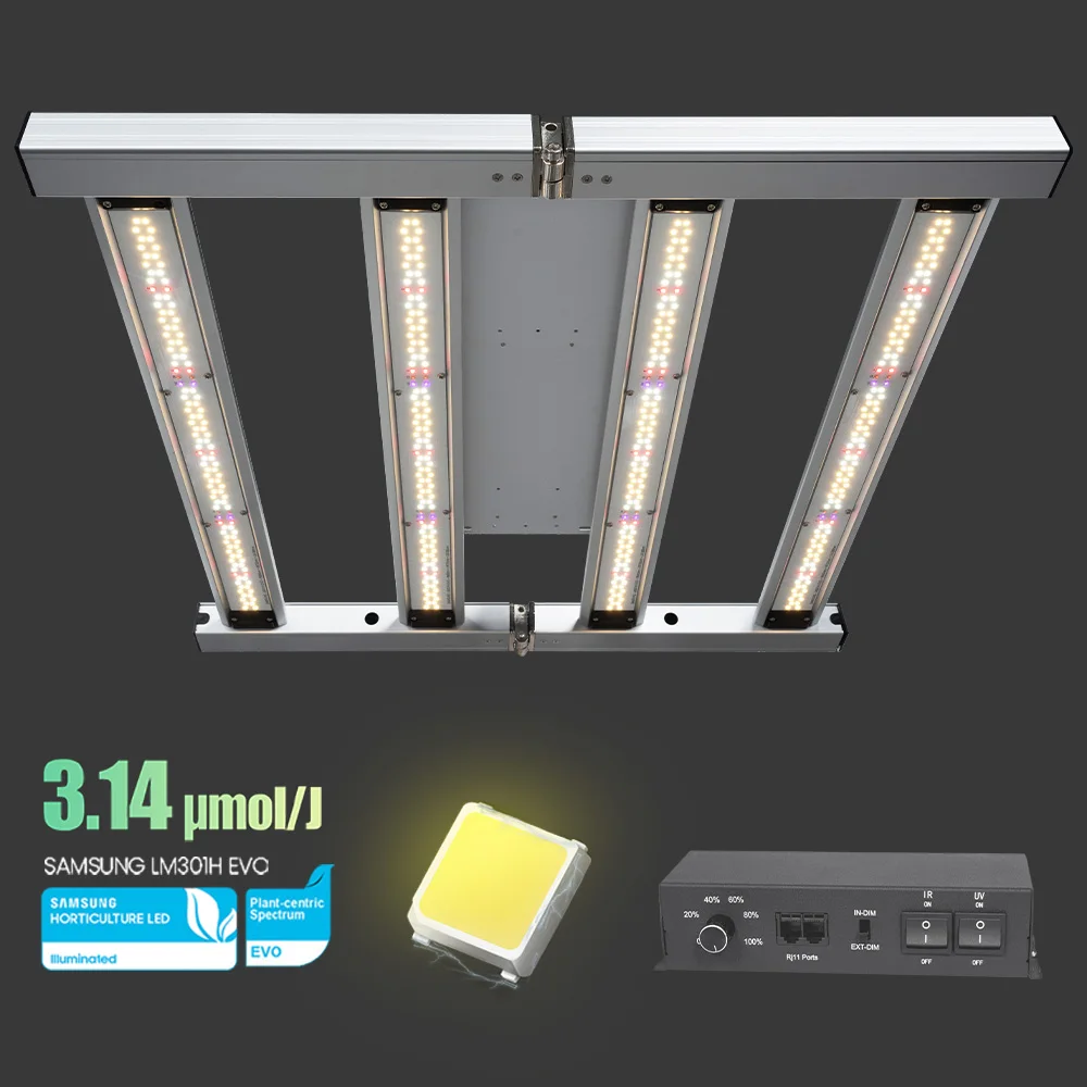 2024 BAVAGREEN 240W Samsung LM301H EVO Mint White LED Pflanzenlampe IR UV Full Spectrum Led Grow Light For 80x80x180 Growbox
2024 BAVAGREEN 240W Samsung LM301H EVO Mint White LED Pflanzenlampe IR UV Full Spectrum Led Grow Light For 80x80x180 Growbox