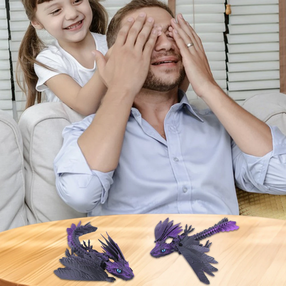 Dragon Fidget Toy with Wings Dragon Toy Figurine Collectible Desktop Pet Home Office Decor Executive Desk Toy
Dragon Fidget Toy with Wings Dragon Toy Figurine Collectible Desktop Pet Home Office Decor Executive Desk Toy