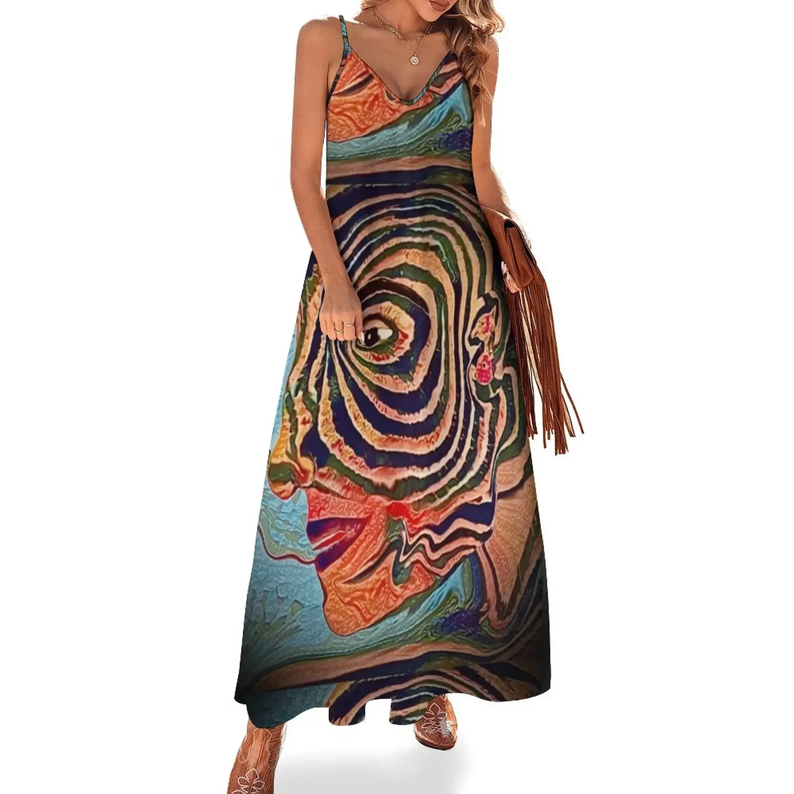 Vivid Consolation Sleeveless Dress Long veiled dresses women long dresses women's summer jumpsuit dress dresses
Vivid Consolation Sleeveless Dress Long veiled dresses women long dresses women's summer jumpsuit dress dresses