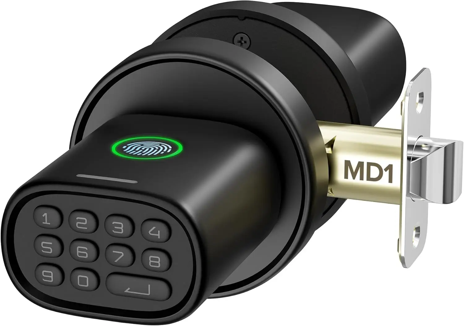 Smart Keyless Door Knob with Fingerprint, Keypad & Auto-Lock for Home Office Bedroom Garage
Smart Keyless Door Knob with Fingerprint, Keypad & Auto-Lock for Home Office Bedroom Garage