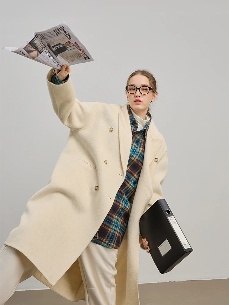 IAMFF Heavyweight Fine Work 00 Woolen Coat Women Winter Thiened Mid-Length Tweed Outerwear Straight Cut Korean Sle Long ...
IAMFF Heavyweight Fine Work 00 Woolen Coat Women Winter Thiened Mid-Length Tweed Outerwear Straight Cut Korean Sle Long ...