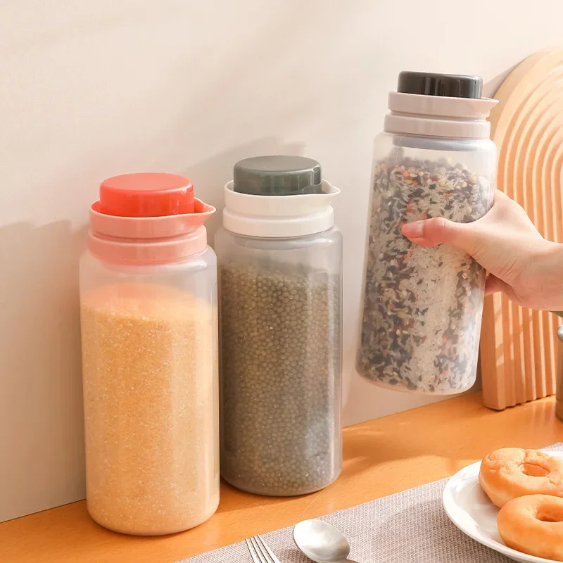 Kitchen Cabinet Storage Jar Box Organizer Hermetic Spices Cereal Food Container Home Plastic Coffee Beans Rice Bucket Dispenser
Kitchen Cabinet Storage Jar Box Organizer Hermetic Spices Cereal Food Container Home Plastic Coffee Beans Rice Bucket Dispenser