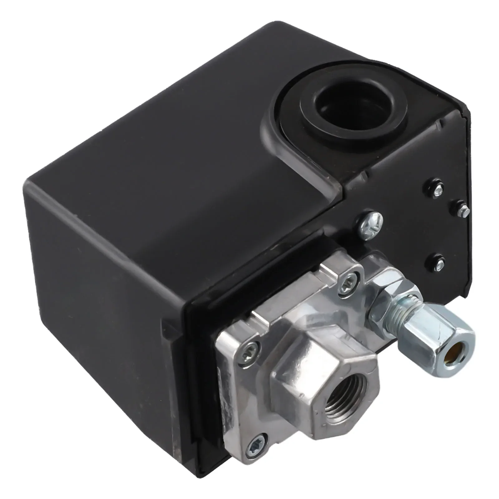 Horizontal Pressure Switch For Air Compressors 15A 220V Controller With Silver Contacts And Multiple Pressure Settings
Horizontal Pressure Switch For Air Compressors 15A 220V Controller With Silver Contacts And Multiple Pressure Settings