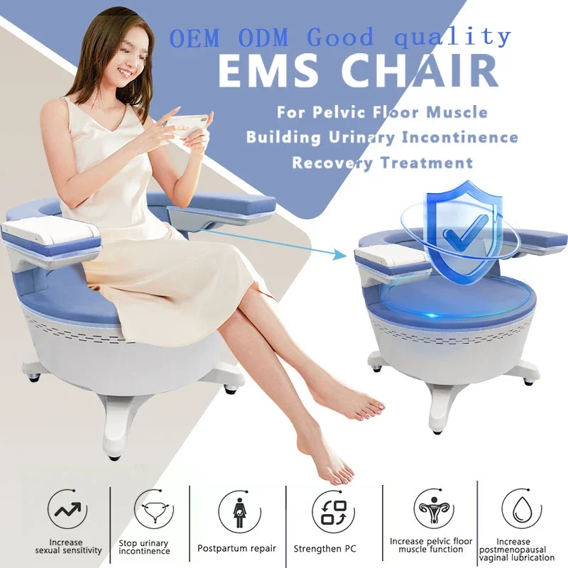 2026 EMS Electromagnetic Non-Invasive Treatment Urinar Postpartum Repair Chair Pelvic Floor Muscle Stimulator Exerciser Machine
2026 EMS Electromagnetic Non-Invasive Treatment Urinar Postpartum Repair Chair Pelvic Floor Muscle Stimulator Exerciser Machine