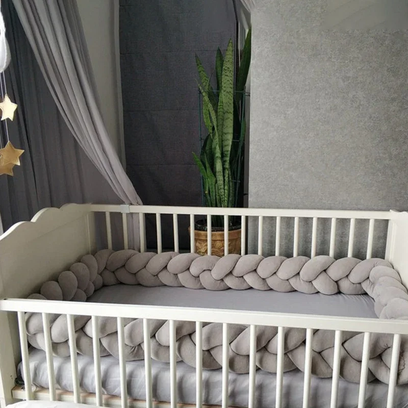 2M/3M Baby Bed Bumper Braided Crib Anti-collision Bed Surround Newborns Bumper Circumference Protector
2M/3M Baby Bed Bumper Braided Crib Anti-collision Bed Surround Newborns Bumper Circumference Protector