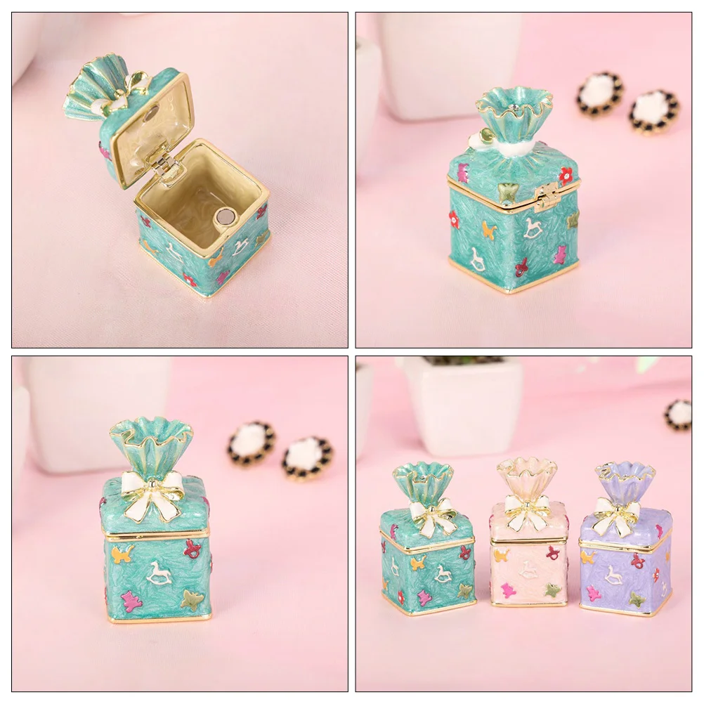 Enamel Candy Box Sealed Storage Jar For Dry Candy Wedding Gift, Jewelry Holder, Desktop Decor, Small Trinket Container 
Enamel Candy Box Sealed Storage Jar For Dry Candy Wedding Gift, Jewelry Holder, Desktop Decor, Small Trinket Container