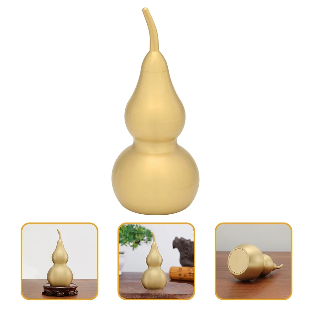 Brass Gourd naments Vintage Cucurbit Decor Wealth Statue Chinese Home Office Adornment Luck Figurine Craft Pendant
Brass Gourd naments Vintage Cucurbit Decor Wealth Statue Chinese Home Office Adornment Luck Figurine Craft Pendant