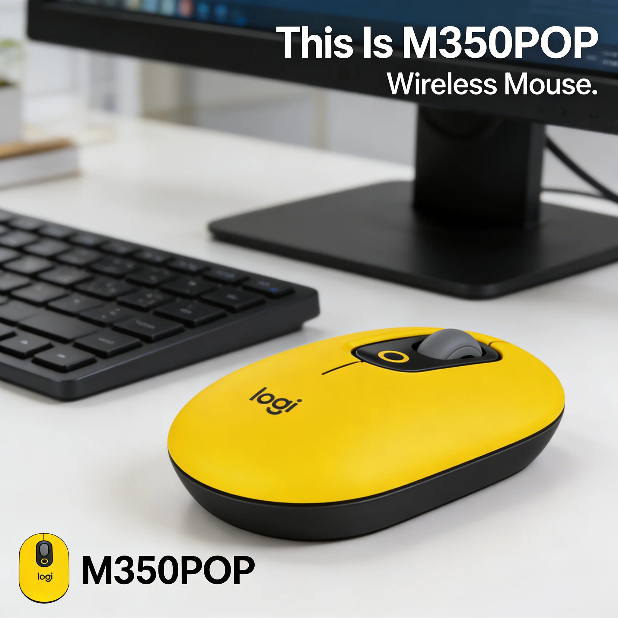 M350 POP Power-Saving Mouse Long Battery Life Lightweight Portable Travel
M350 POP Power-Saving Mouse Long Battery Life Lightweight Portable Travel