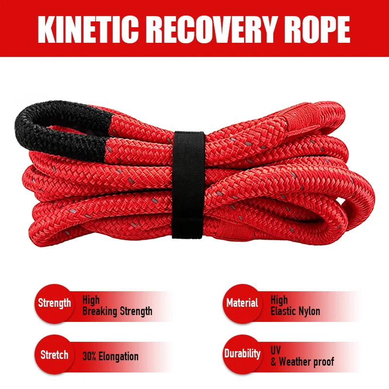 4x4 Off-Road Emergency Tool Kit Car Tow Rope Tow Strap for Traction Kinetic Recovery for Vehicle Assistance
4x4 Off-Road Emergency Tool Kit Car Tow Rope Tow Strap for Traction Kinetic Recovery for Vehicle Assistance