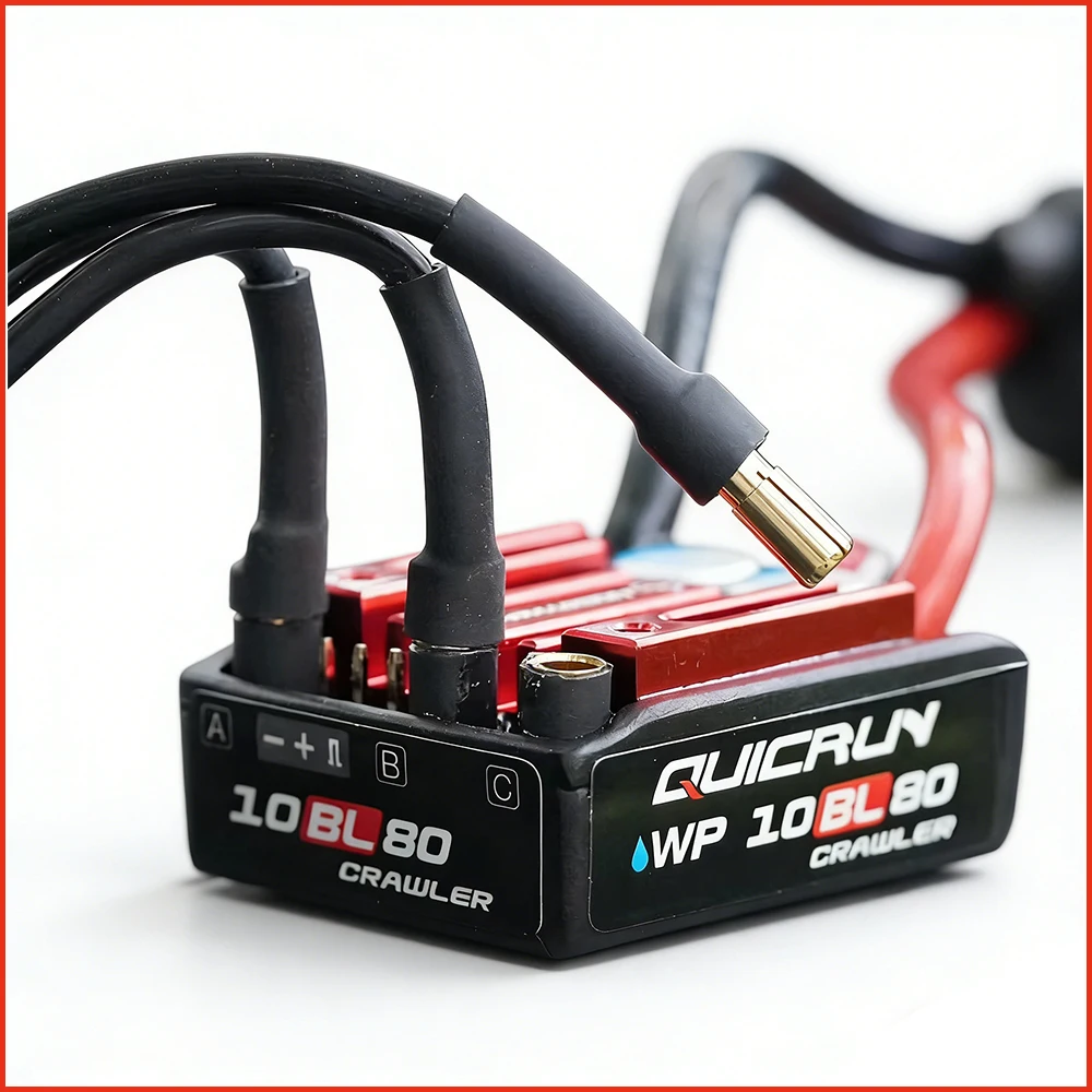 Hobbywing Quicrun WP 10BL80 2-4S 80A Sensorless Brushless Waterproof ESC
Hobbywing Quicrun WP 10BL80 2-4S 80A Sensorless Brushless Waterproof ESC