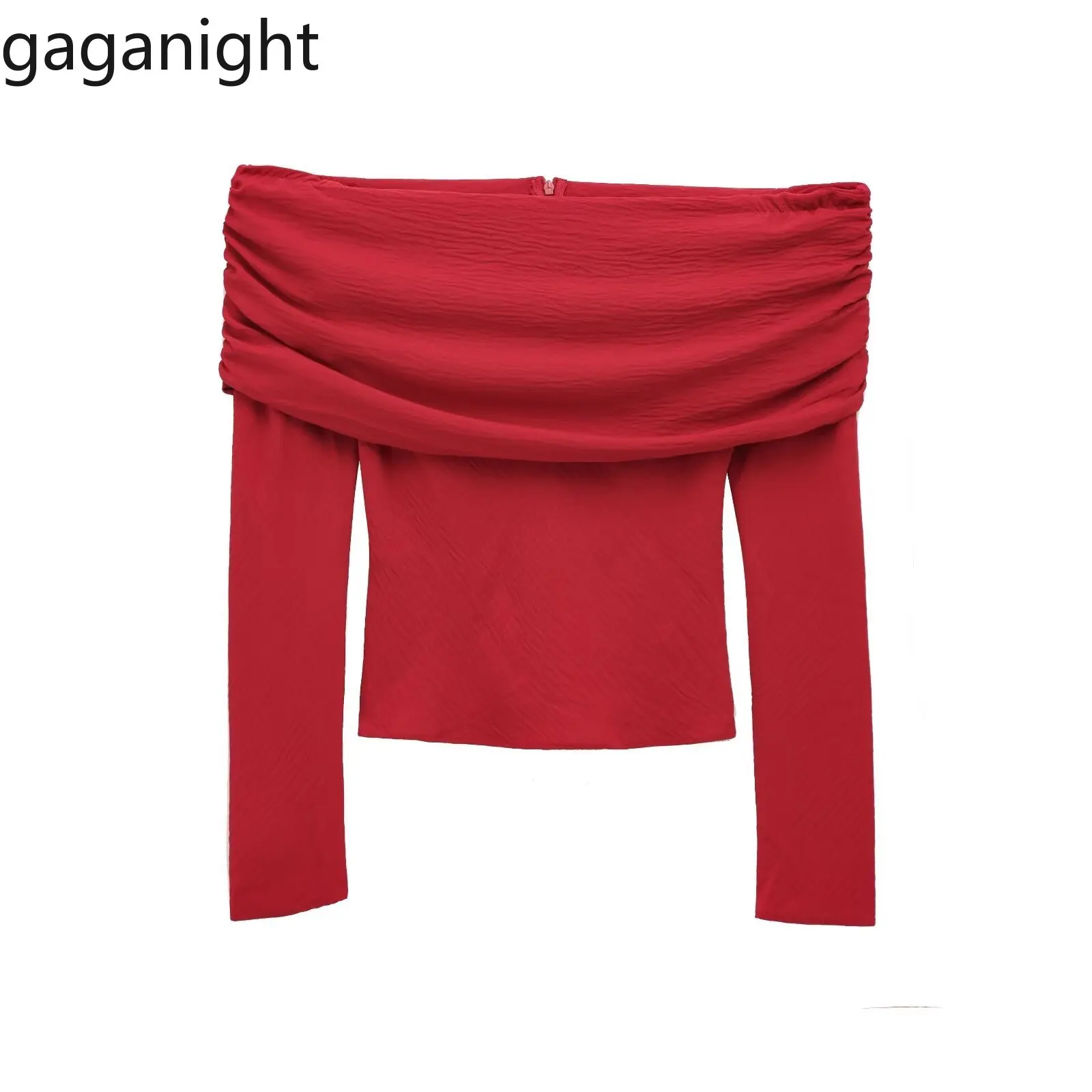 Gaganight женские рубашки с разрезом на шее, с открытыми плечами и длинными рукавами, сексуальные элегантные однотонные тонкие женские модные блузки на молнии, повседневные топы
Gaganight женские рубашки с разрезом на шее, с открытыми плечами и длинными рукавами, сексуальные элегантные однотонные тонкие женские модные блузки на молнии, повседневные топы