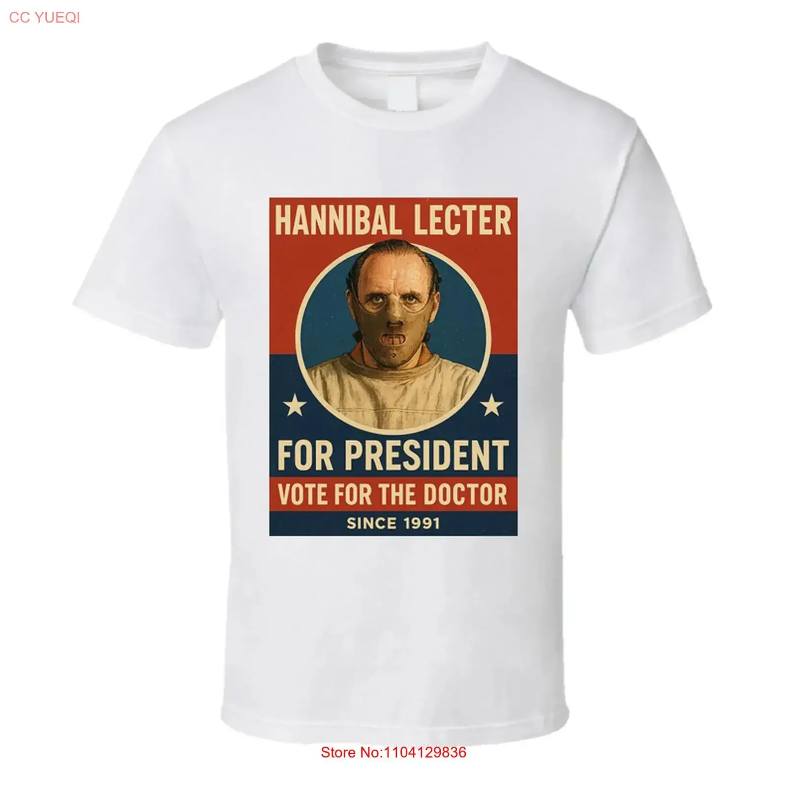 Hannibal Lecter Vote For The Doctor 1991 President T Shirt vintage Washed Stretched fashion Versatile streetwear Unisex
Hannibal Lecter Vote For The Doctor 1991 President T Shirt vintage Washed Stretched fashion Versatile streetwear Unisex