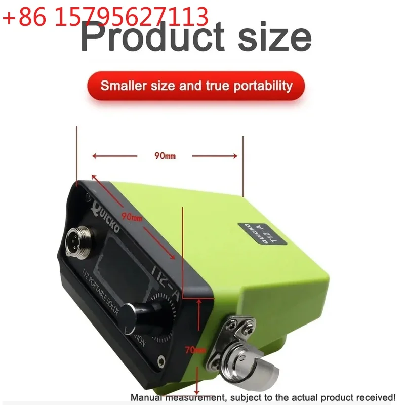 72W Cordless Soldering Station with Solder Iron for 20V Max Li-ion Batteries, Ideal for DIY Repairs and Projects
72W Cordless Soldering Station with Solder Iron for 20V Max Li-ion Batteries, Ideal for DIY Repairs and Projects