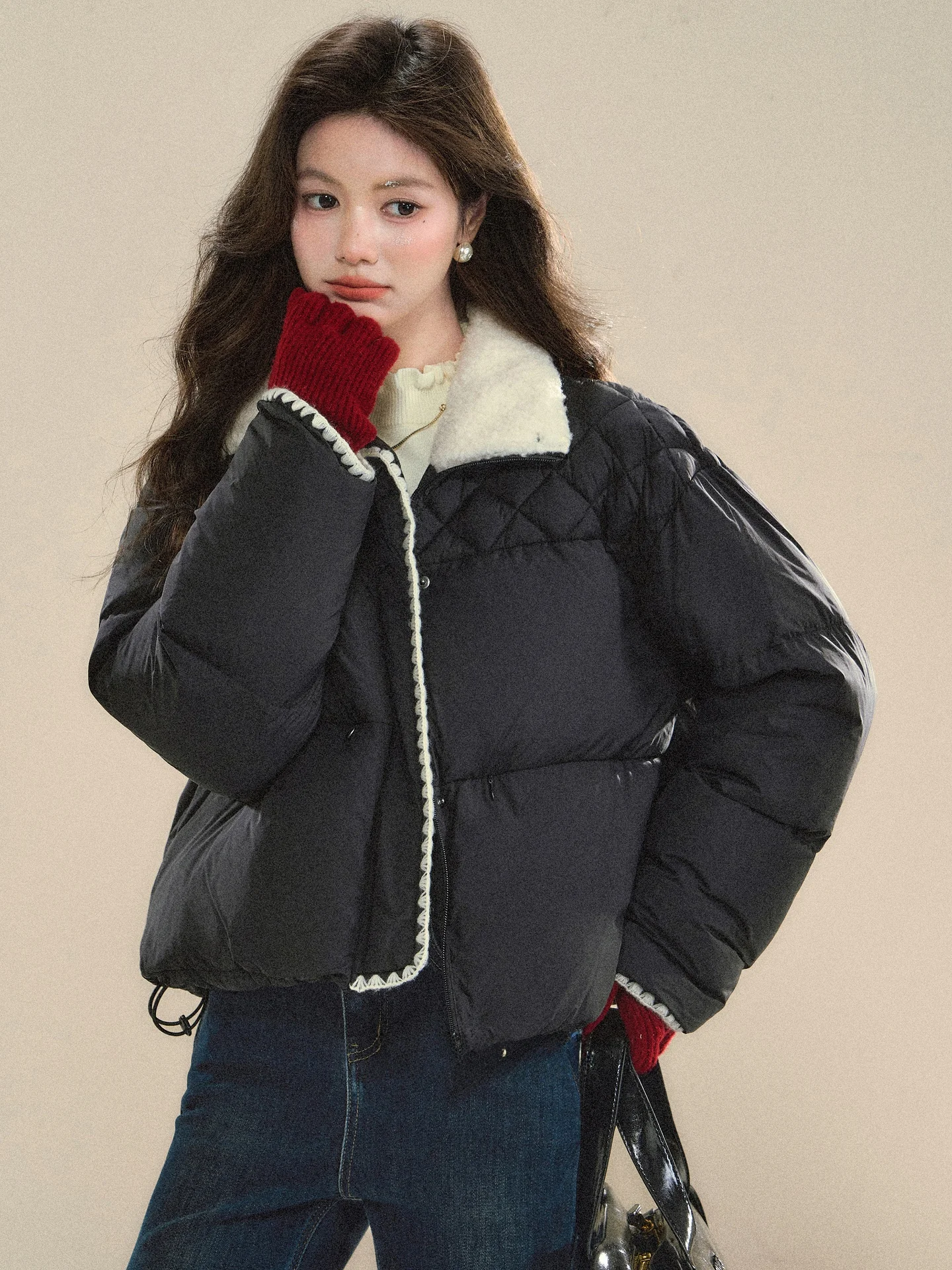 Warm ort Women's down Jaet South Deer 90 White Du down Collar Stand Coat Casual Sle Loose Fit Winter Outerwear
Warm ort Women's down Jaet South Deer 90 White Du down Collar Stand Coat Casual Sle Loose Fit Winter Outerwear