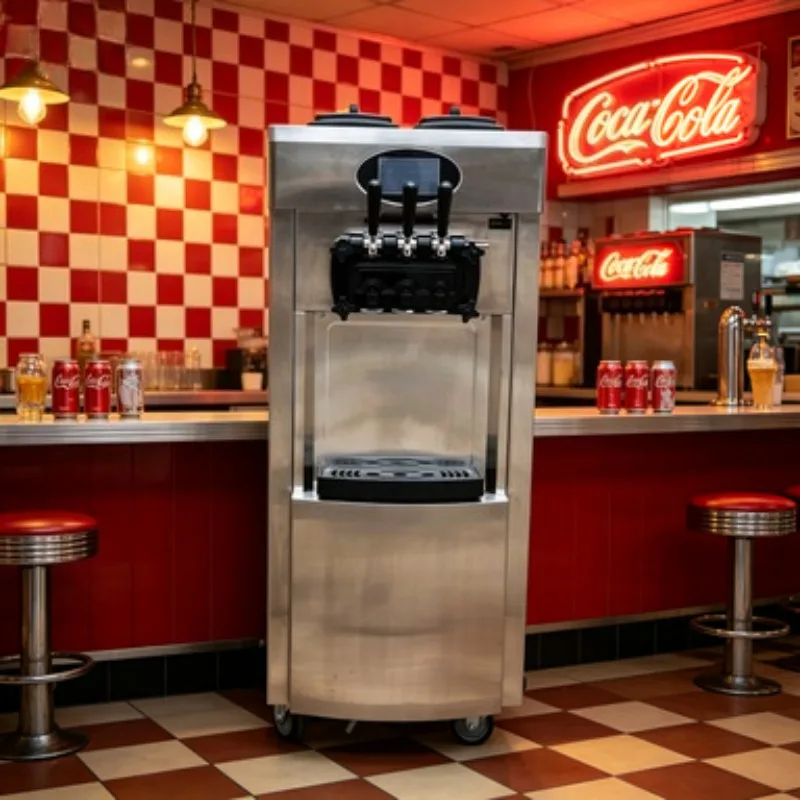 3 Flavor Soft Serve Ice Cream Vending Machine Commercial Maker Frozen Yogurt Equipment Gelato Unit for Shopping Center
3 Flavor Soft Serve Ice Cream Vending Machine Commercial Maker Frozen Yogurt Equipment Gelato Unit for Shopping Center
