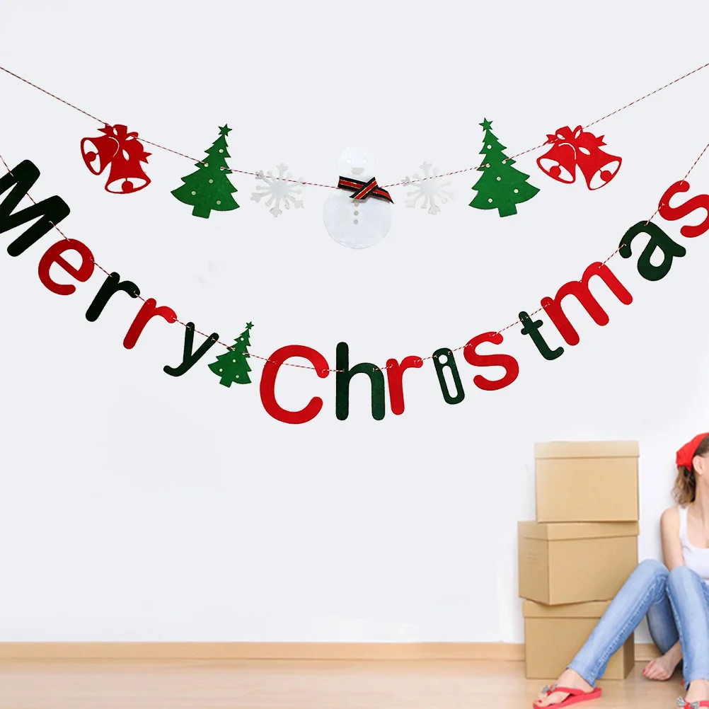 Snowman Letters Bunting Merry Christmas Non-Woven Hanging Flag Waterproof Party Decoration for Garden Festival Events
Snowman Letters Bunting Merry Christmas Non-Woven Hanging Flag Waterproof Party Decoration for Garden Festival Events