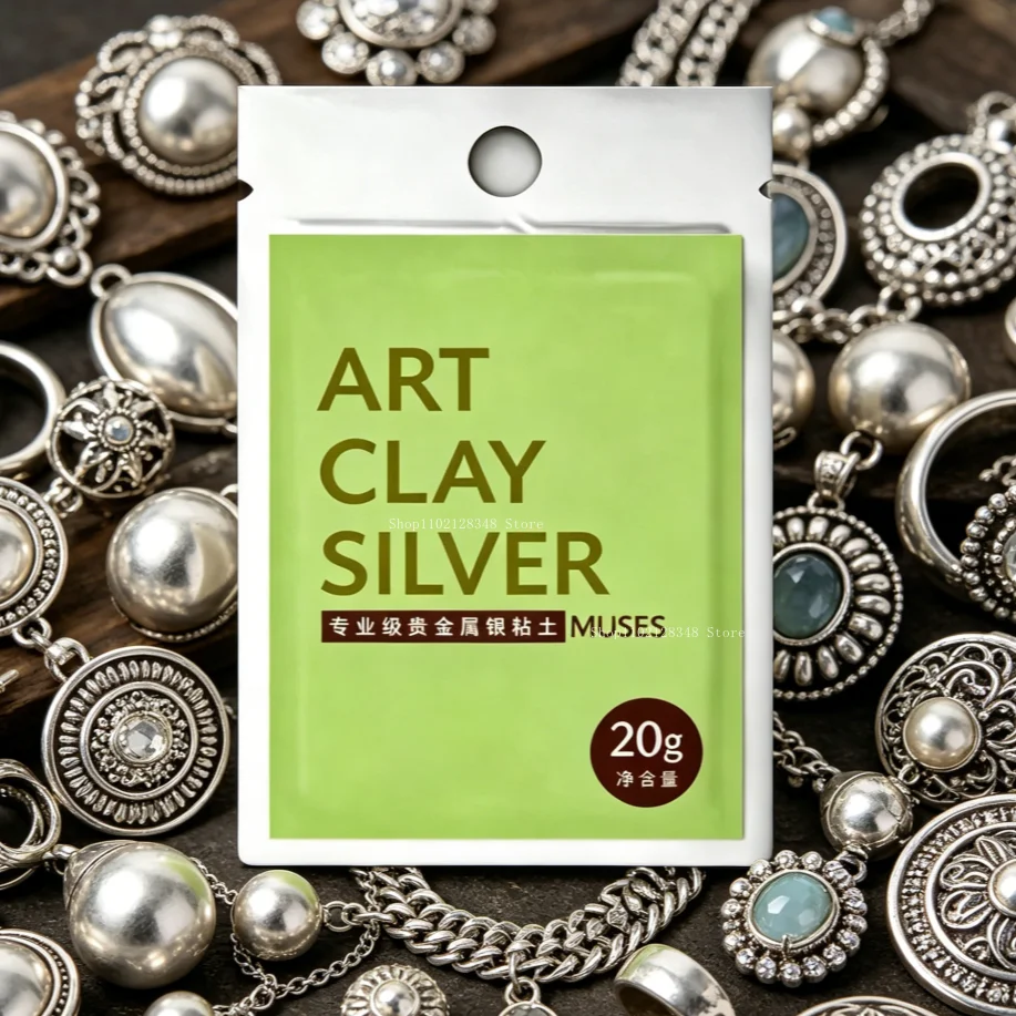 Pure Silver Clay Raw Material Content 999 Silver Ring/pendant/Craftwork Making Materials Gift Handmade Firing Sculpture Metal
Pure Silver Clay Raw Material Content 999 Silver Ring/pendant/Craftwork Making Materials Gift Handmade Firing Sculpture Metal