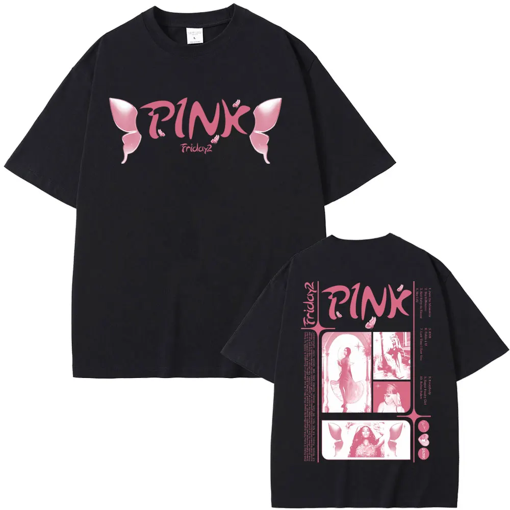 Rapper Nicki Minaj Pink Friday 2 Graphic Print T-shirt 2024 World Tour Tshirt Men Women Hip Hop Casual Loose Oversized T Shirts
Rapper Nicki Minaj Pink Friday 2 Graphic Print T-shirt 2024 World Tour Tshirt Men Women Hip Hop Casual Loose Oversized T Shirts