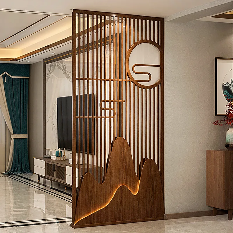 Custom Screen Partition Living Room New Style Simple Modern Hollow Grille Office Entrance Cabinet with Light Solid Wood
Custom Screen Partition Living Room New Style Simple Modern Hollow Grille Office Entrance Cabinet with Light Solid Wood