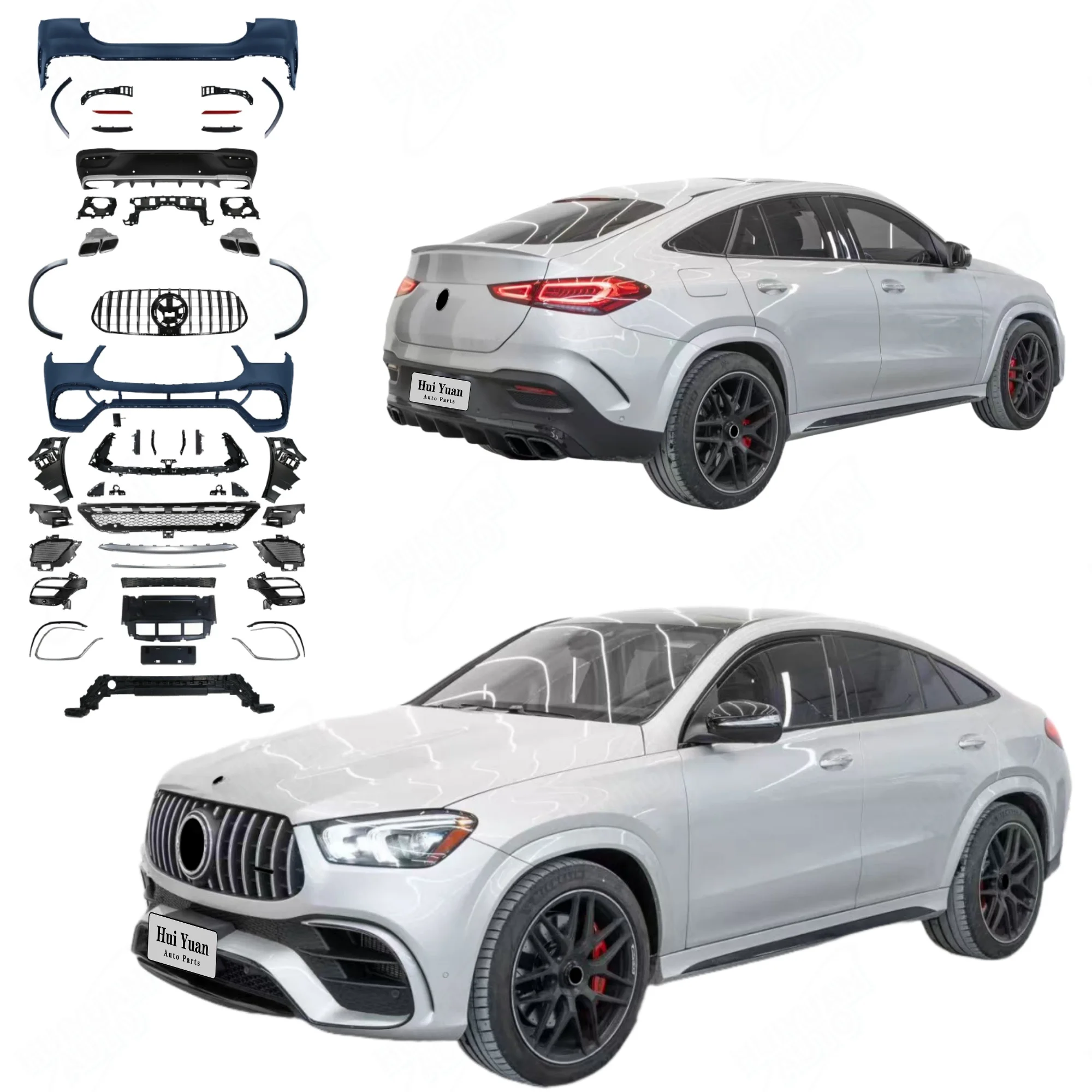 New Arrival Body Kit for C167 GLE Coupe Class 2020 2021 2022 2023 2024 2025 Upgrade to GLE63 Model Bumper Assembly
New Arrival Body Kit for C167 GLE Coupe Class 2020 2021 2022 2023 2024 2025 Upgrade to GLE63 Model Bumper Assembly