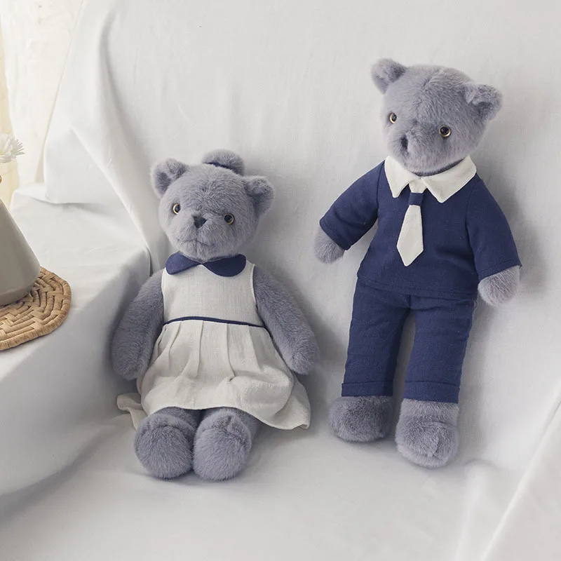 43cm Animals Stuffed Plush Dolls Toys Cute Stuffed Bear with Clothes Christmas Gifts Plush Toy
43cm Animals Stuffed Plush Dolls Toys Cute Stuffed Bear with Clothes Christmas Gifts Plush Toy