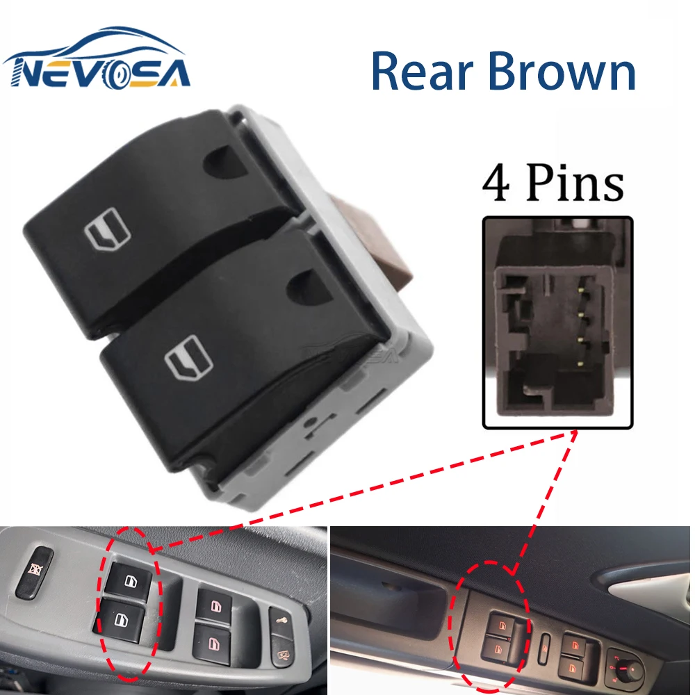 NEVOSA для VW Gol Saveiro g4 g5 g6 g7 Fox Cross Space Fox, электрическая консоль, переключатель стекла, кнопка LHD 6Q 0959858
NEVOSA для VW Gol Saveiro g4 g5 g6 g7 Fox Cross Space Fox, электрическая консоль, переключатель стекла, кнопка LHD 6Q 0959858