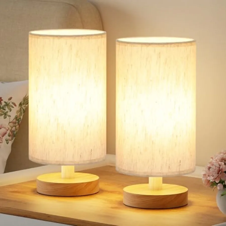 Small Lamps Set of 2 - Inline Control, Bedside Table Lamp for Bedroom with 3000K A15 LED Blub, Easy Assembly,9" Inline Control
Small Lamps Set of 2 - Inline Control, Bedside Table Lamp for Bedroom with 3000K A15 LED Blub, Easy Assembly,9" Inline Control