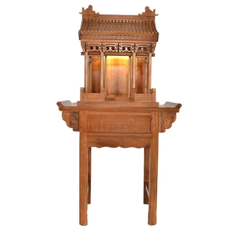 LH solid wood shrine offering table Guanyin offering table household ornament incense table
LH solid wood shrine offering table Guanyin offering table household ornament incense table