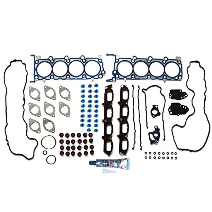 Комплект сменных прокладок головки блока цилиндров двигателя для 04-06 Expedition F-150 F250 F350 Lincoln Mark LT Navigator 5,4 л, черный H
Комплект сменных прокладок головки блока цилиндров двигателя для 04-06 Expedition F-150 F250 F350 Lincoln Mark LT Navigator 5,4 л, черный H