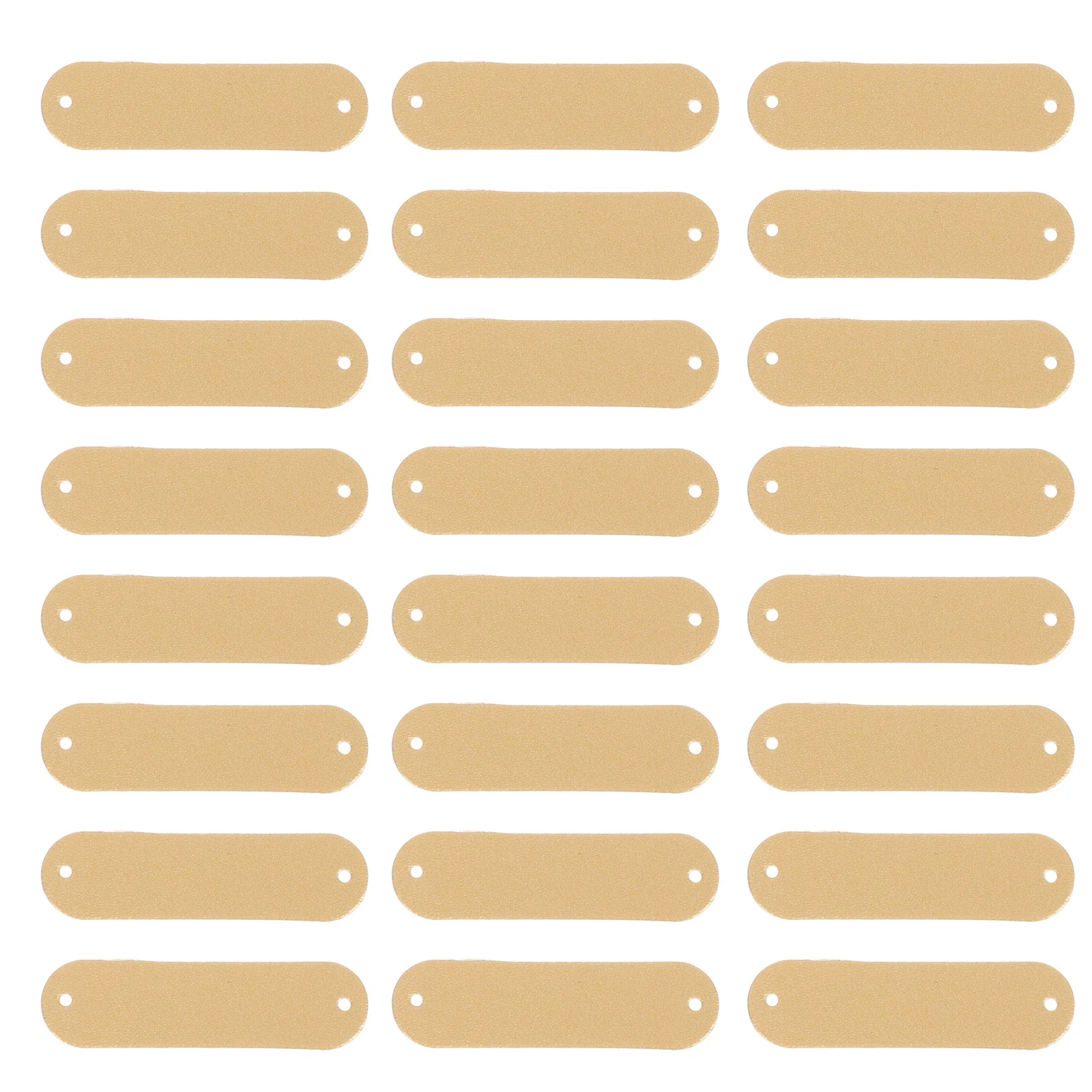 100Pcs Blank Tags Handmade DIY Clothing Labels PU Patch Sewing Embossed Apparel Accessories for Bags Wallets
100Pcs Blank Tags Handmade DIY Clothing Labels PU Patch Sewing Embossed Apparel Accessories for Bags Wallets