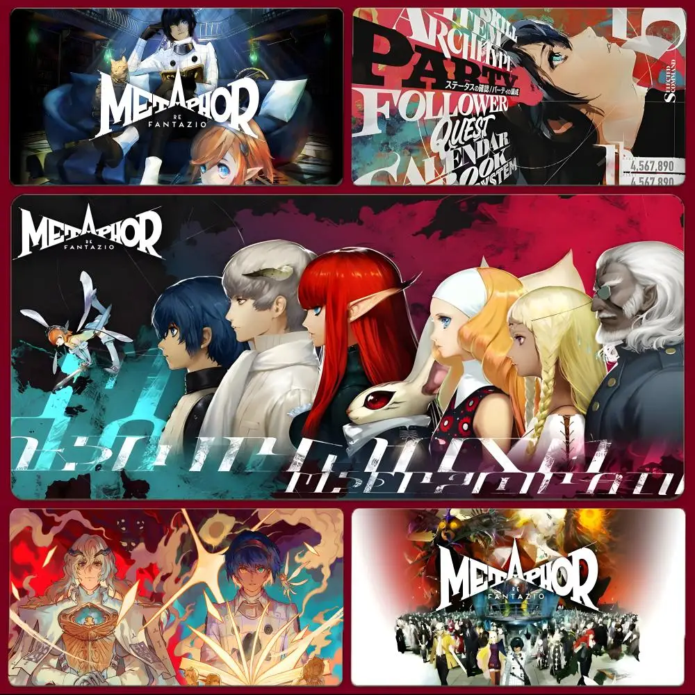 Коврик для мыши Magical Epic Game M-Metaphor Refantazio, большой игровой коврик для мыши с прошитыми краями, утолщенный настольный коврик для ПК
Коврик для мыши Magical Epic Game M-Metaphor Refantazio, большой игровой коврик для мыши с прошитыми краями, утолщенный настольный коврик для ПК