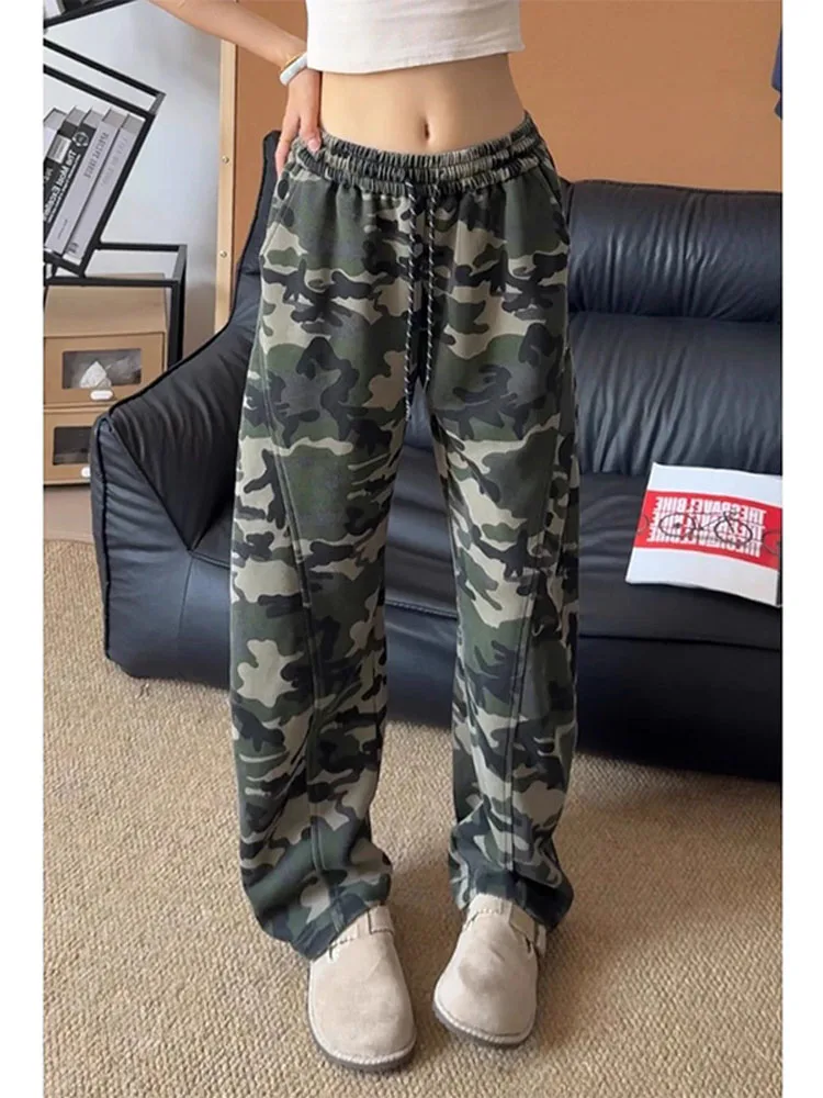 Military een Camouflage Sweatpants Men's Heavy Du Drapey Sports Casual Pants American Retro Wide Leg Trousers
Military een Camouflage Sweatpants Men's Heavy Du Drapey Sports Casual Pants American Retro Wide Leg Trousers
