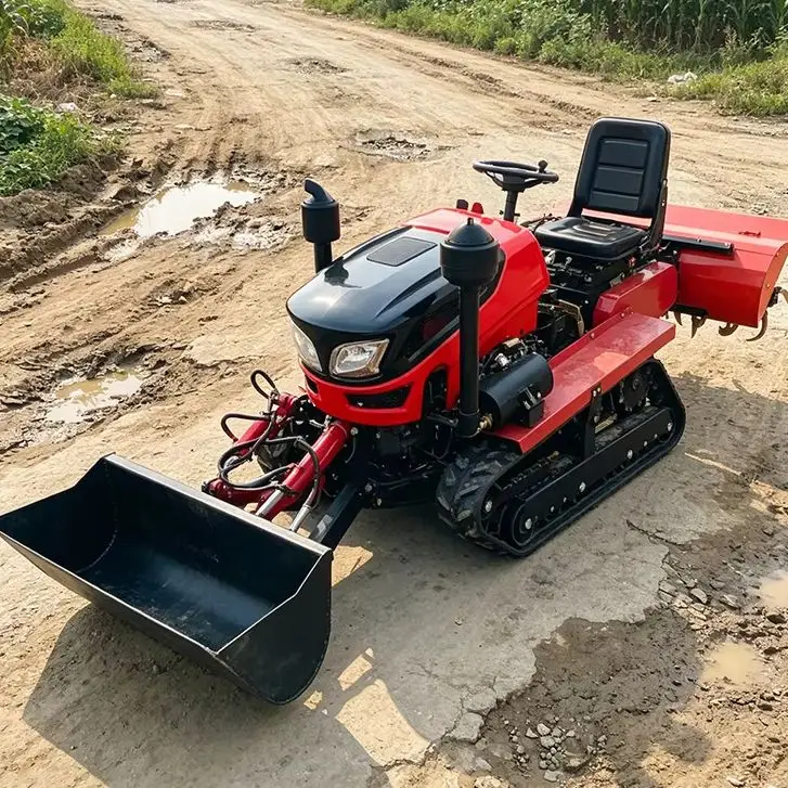 Customized Tracked Tractor for Farmland Ploughing and Rotary Tillage, 2026 Hot-selling Mini Cultivator for Orchards & Small Farm
Customized Tracked Tractor for Farmland Ploughing and Rotary Tillage, 2026 Hot-selling Mini Cultivator for Orchards & Small Farm