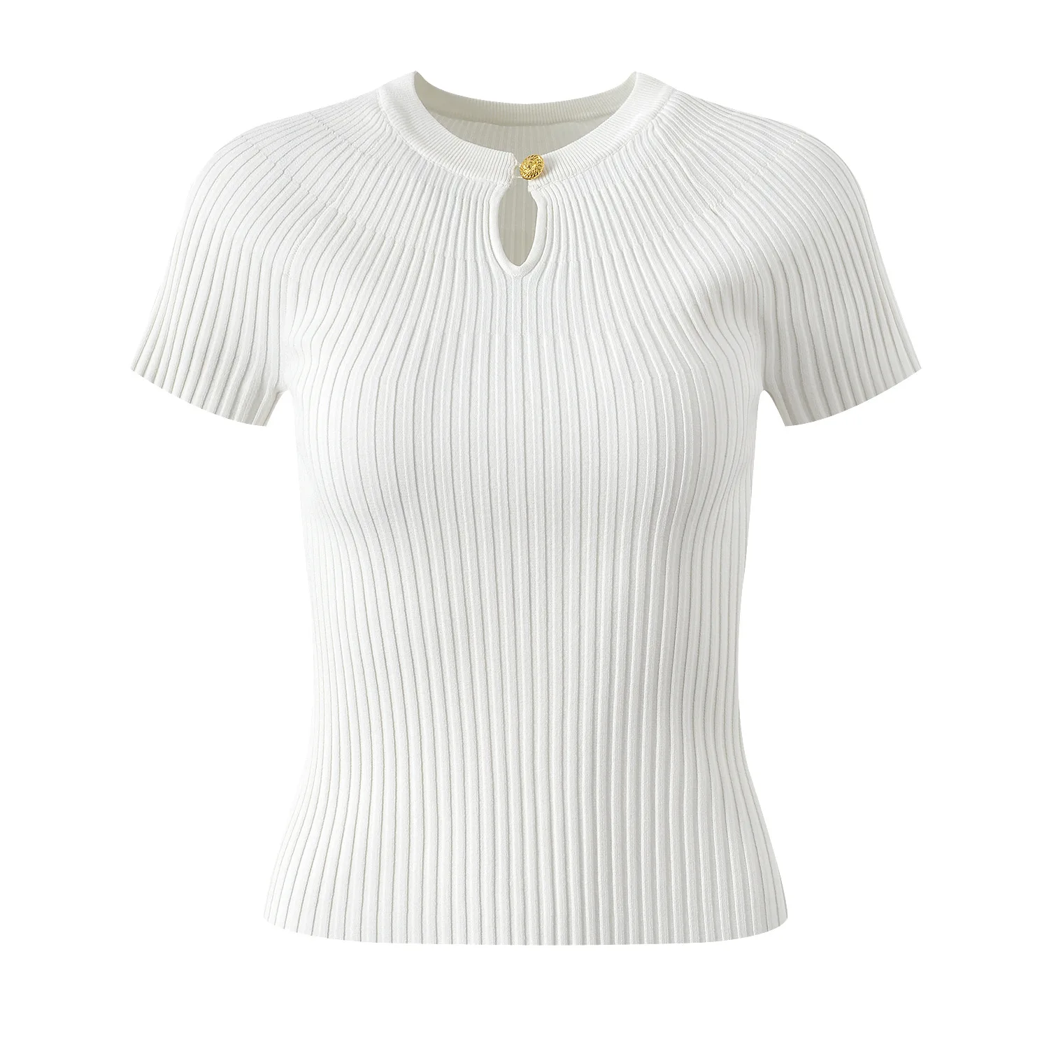 Summer 2025 Ice Silk Knitted Top round Ne ort Sve Gold Bule Ele Lady Lightweight Faion Commute Sle Women's S...
Summer 2025 Ice Silk Knitted Top round Ne ort Sve Gold Bule Ele Lady Lightweight Faion Commute Sle Women's S...