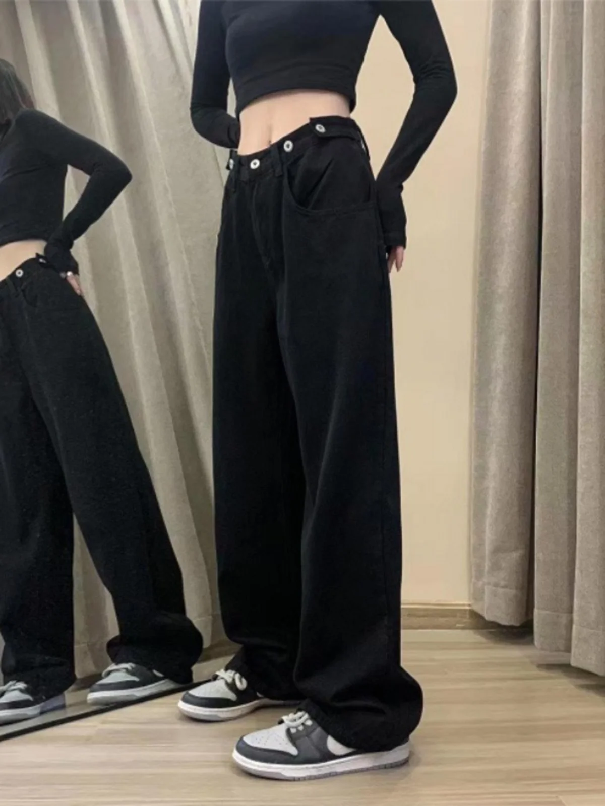 American High Street Straight Leg Men's Jeans Spring Trendy Hip Hop Street Casual Pants Wide Leg Floor Length Trousers
American High Street Straight Leg Men's Jeans Spring Trendy Hip Hop Street Casual Pants Wide Leg Floor Length Trousers