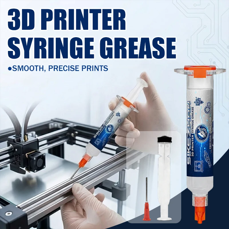 Professional 3D Printer Lubricating Grease Precision Syringe for Smooth Operation and Extended Part Life Maintenance - SIKEZHAN
Professional 3D Printer Lubricating Grease Precision Syringe for Smooth Operation and Extended Part Life Maintenance - SIKEZHAN