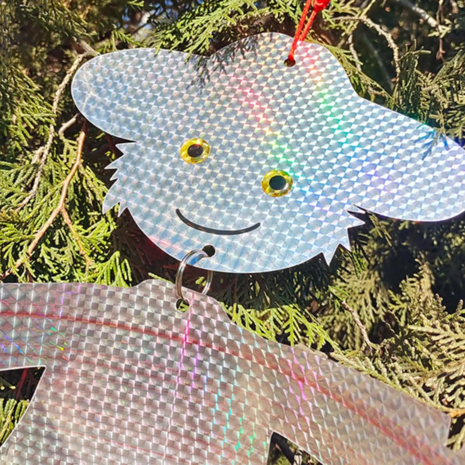 Reflective Avian Scarer Humane Reflective Holographic Scarecrow Weatherproof Hanging Threatening Ocular Decoy
Reflective Avian Scarer Humane Reflective Holographic Scarecrow Weatherproof Hanging Threatening Ocular Decoy