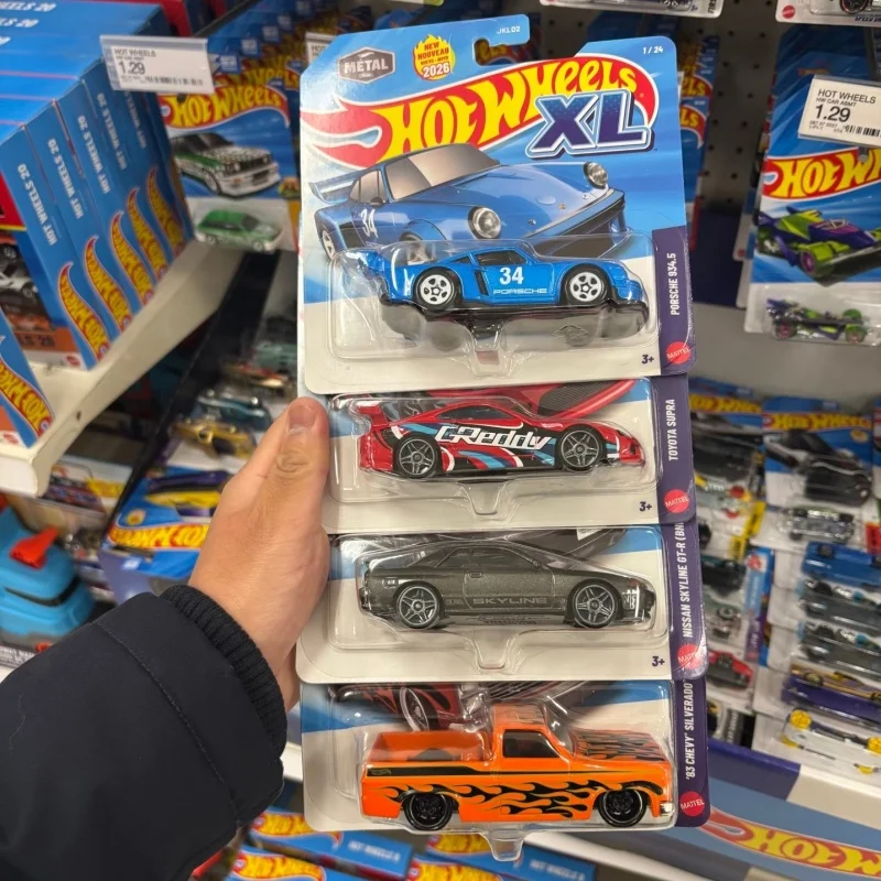 Новинка! Горячая распродажа: Коллекционные модели машинок Hot Wheels 1:43 XL, серия 2026 года, литые под давлением, игрушки-сюрпризы.
Новинка! Горячая распродажа: Коллекционные модели машинок Hot Wheels 1:43 XL, серия 2026 года, литые под давлением, игрушки-сюрпризы.