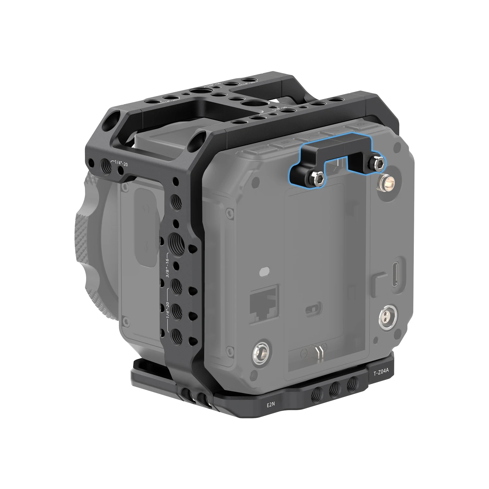 Nitze Aluminum Alloy Cage for Z CAM E2N Camera - T-Z04A
Nitze Aluminum Alloy Cage for Z CAM E2N Camera - T-Z04A