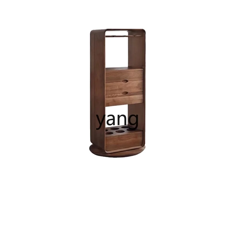 LT Gabon Wine Cabinet Black Walnut Rotating Corner Cabinet TV Side Cabinet Glass Wine Rack
LT Gabon Wine Cabinet Black Walnut Rotating Corner Cabinet TV Side Cabinet Glass Wine Rack