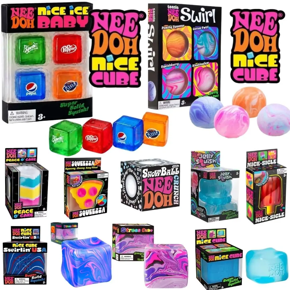 Schylling Nee Doh Nice Cube & Nice-Sicle Squishy Toy Sensory Stress Relief Squeeze Cube Anti-Anxiety Fidget Toy for Focus ADHD
Schylling Nee Doh Nice Cube & Nice-Sicle Squishy Toy Sensory Stress Relief Squeeze Cube Anti-Anxiety Fidget Toy for Focus ADHD
