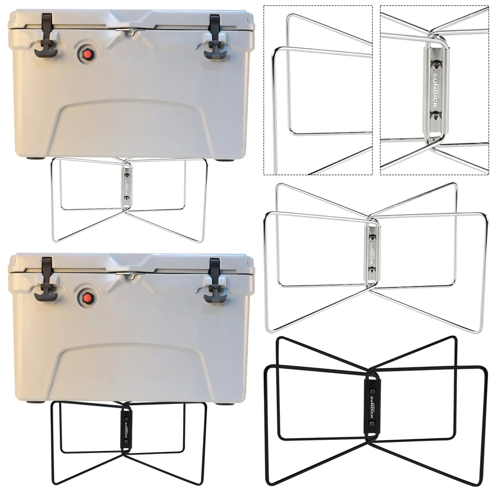 Luggage Rack Stainless Steel Outdoor Camping Ice Box Holder Rack Cooler Holder Leg for Camping Hiking BBQ Cooking Picnic Outdoor
Luggage Rack Stainless Steel Outdoor Camping Ice Box Holder Rack Cooler Holder Leg for Camping Hiking BBQ Cooking Picnic Outdoor