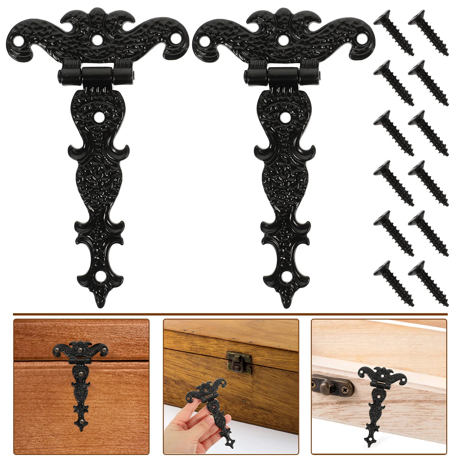 2 Pcs T-Shaped Door Hinge Kitchen Cabinet Hinges Trap Iron Outdoor Gate Heavy Duty Shutter Hardware
2 Pcs T-Shaped Door Hinge Kitchen Cabinet Hinges Trap Iron Outdoor Gate Heavy Duty Shutter Hardware