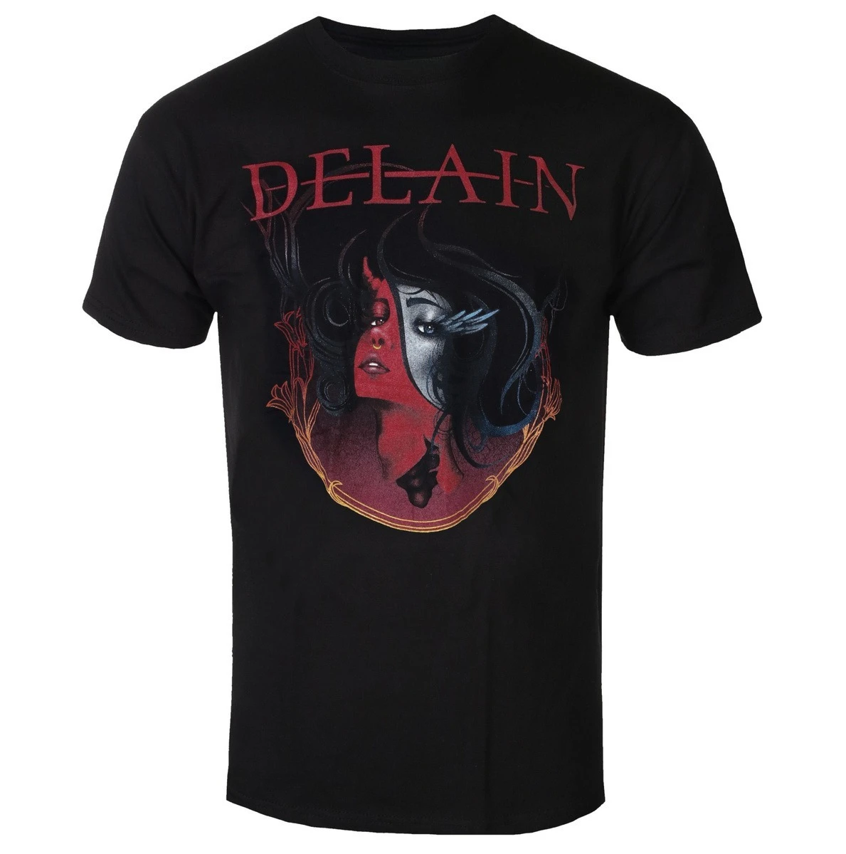 DELAIN Dance with The Devil Peripheral, Pattern Printing Summer Luxury Brand Cotton Men's and Women's T-Shirts Short Sleeves
DELAIN Dance with The Devil Peripheral, Pattern Printing Summer Luxury Brand Cotton Men's and Women's T-Shirts Short Sleeves