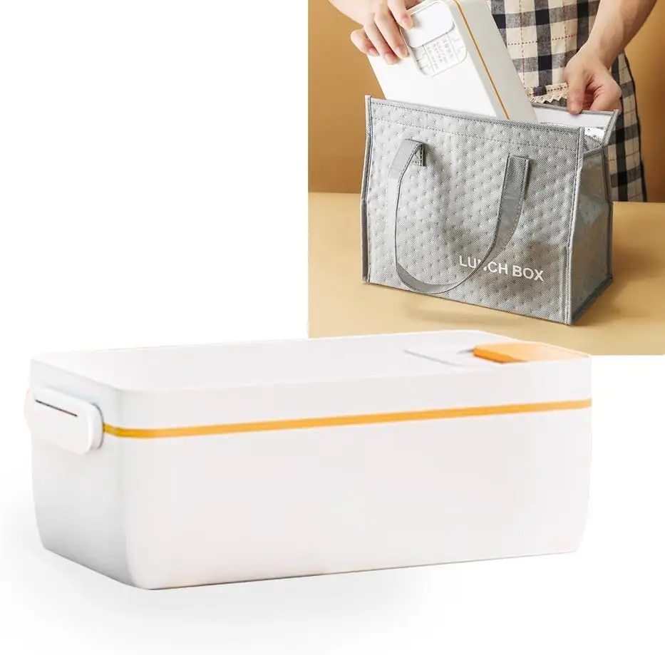 Electric Self-Heating Lunch Box, 1L Stainless Steel Bento with Insulated Bag, Portable Rechargeable, No Water Needed
Electric Self-Heating Lunch Box, 1L Stainless Steel Bento with Insulated Bag, Portable Rechargeable, No Water Needed