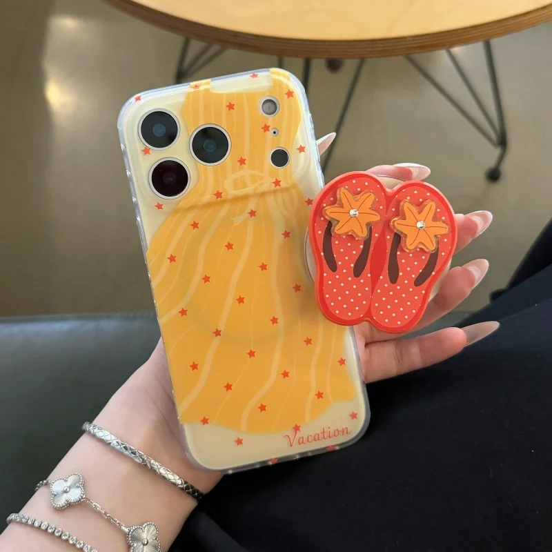 Summer Star Dress Magnetic Phone Case For iPhone 17 Pro 16 15 Pro Max Back Cover with Cute Beach Shoes Protective Cases For Mags
Summer Star Dress Magnetic Phone Case For iPhone 17 Pro 16 15 Pro Max Back Cover with Cute Beach Shoes Protective Cases For Mags