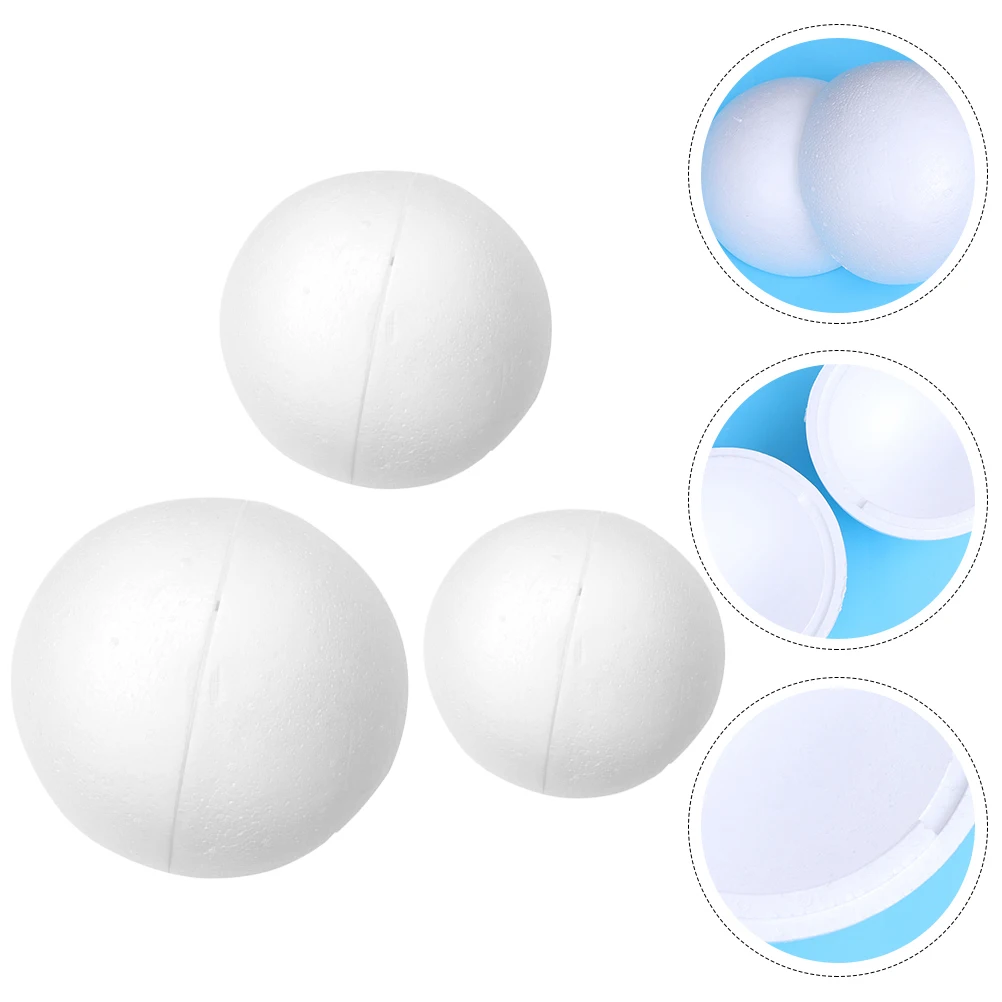 3Pcs DIY White Half Balls Foam Hollow Crafts Wedding Christmas Party Decor Valentine's Day Supplies Hollow Ball
3Pcs DIY White Half Balls Foam Hollow Crafts Wedding Christmas Party Decor Valentine's Day Supplies Hollow Ball