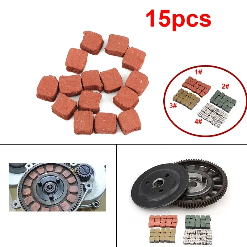 15pcs Engine Clutch Pads Square Shape Rubber Pad Clutch Friction Block For 49cc 80cc Motorized Bicycle
15pcs Engine Clutch Pads Square Shape Rubber Pad Clutch Friction Block For 49cc 80cc Motorized Bicycle