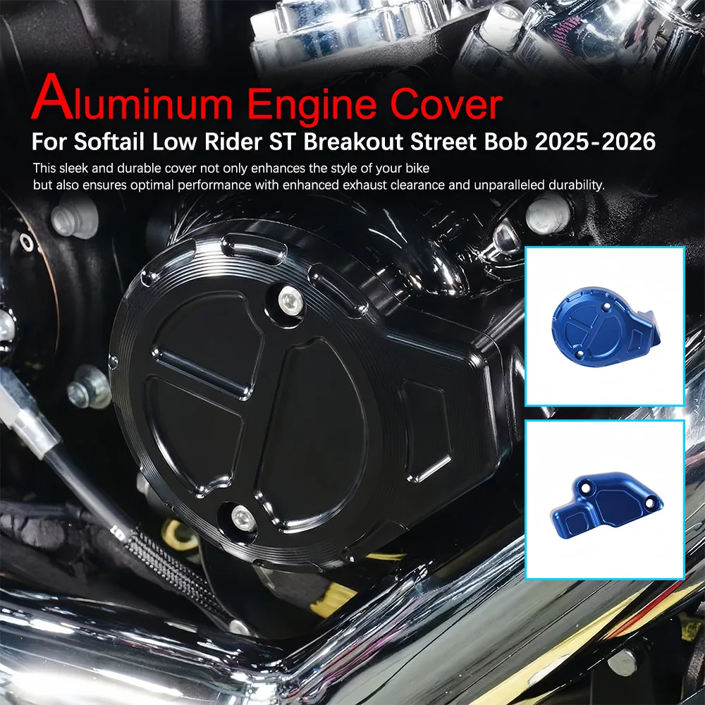 Motorcycle CNC Timer Cam Sensor Cover Protector For Harley Softail Low Rider ST Breakout Street Bob 2025-2026 Engine Cover
Motorcycle CNC Timer Cam Sensor Cover Protector For Harley Softail Low Rider ST Breakout Street Bob 2025-2026 Engine Cover
